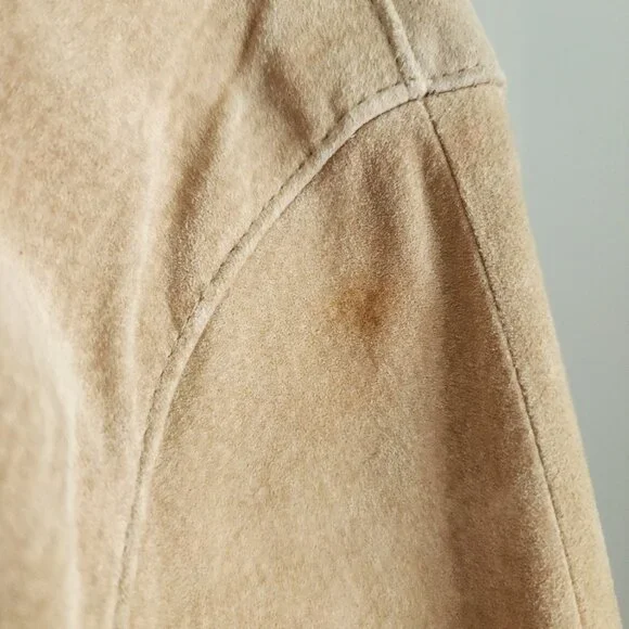 Vintage Valerie Stevens Suede Tan Jacket Size: 1X - Picture 8 of 16